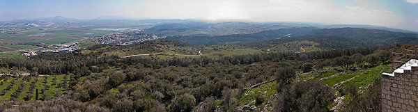 View of the Jezreel Valley from Muhraqa on Mount Carmel