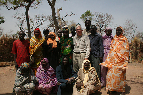 <B>Rep. Frank Wolf meets with refugees at Camp Yida, South Sudan</B>
